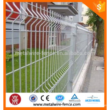 pvc coated welded wire mesh fence with folds